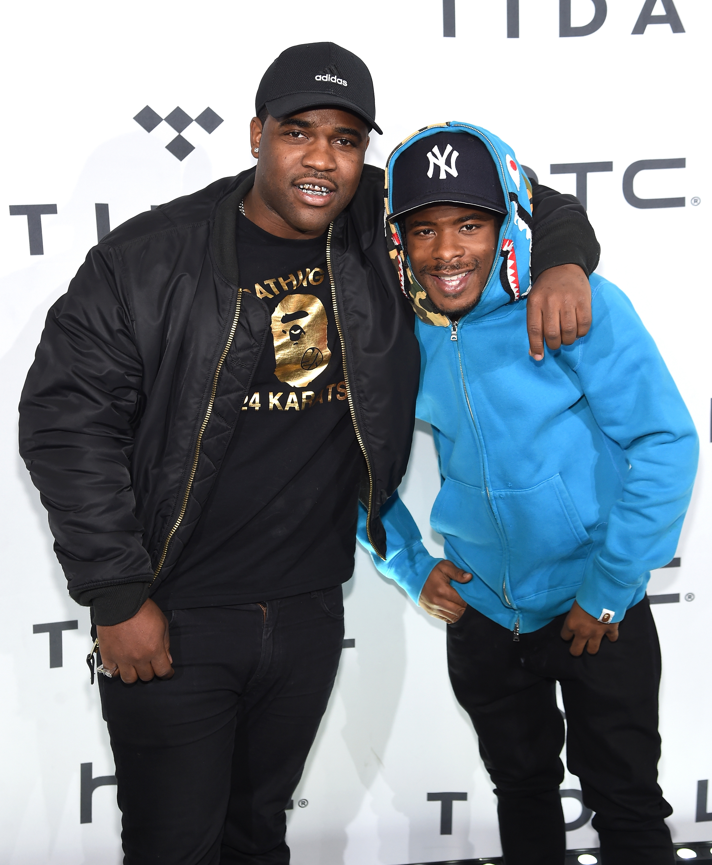 Celebrities arrive to the Tidal X 10/20 show in Brooklyn
