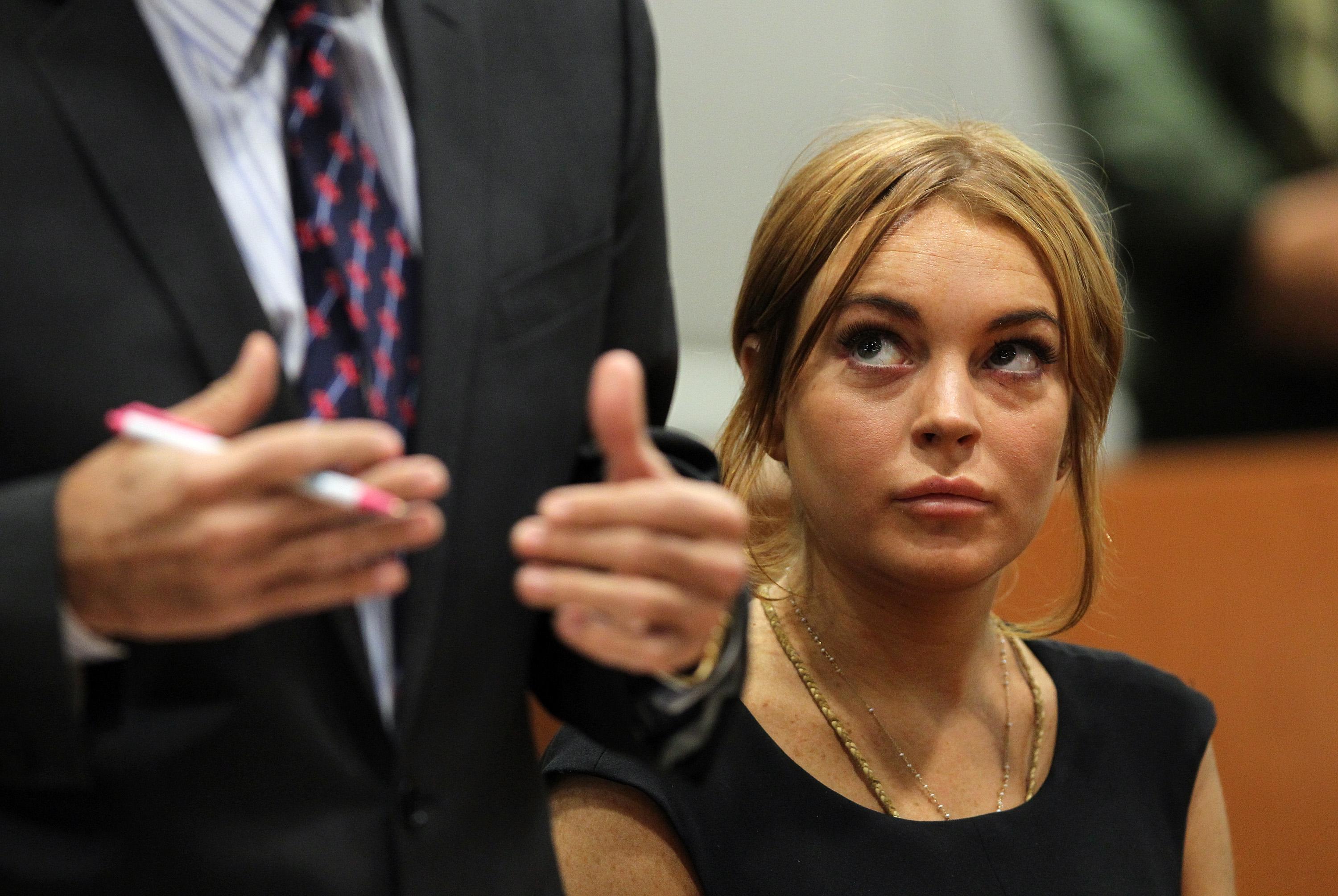 Lindsay Lohan Court Appearance