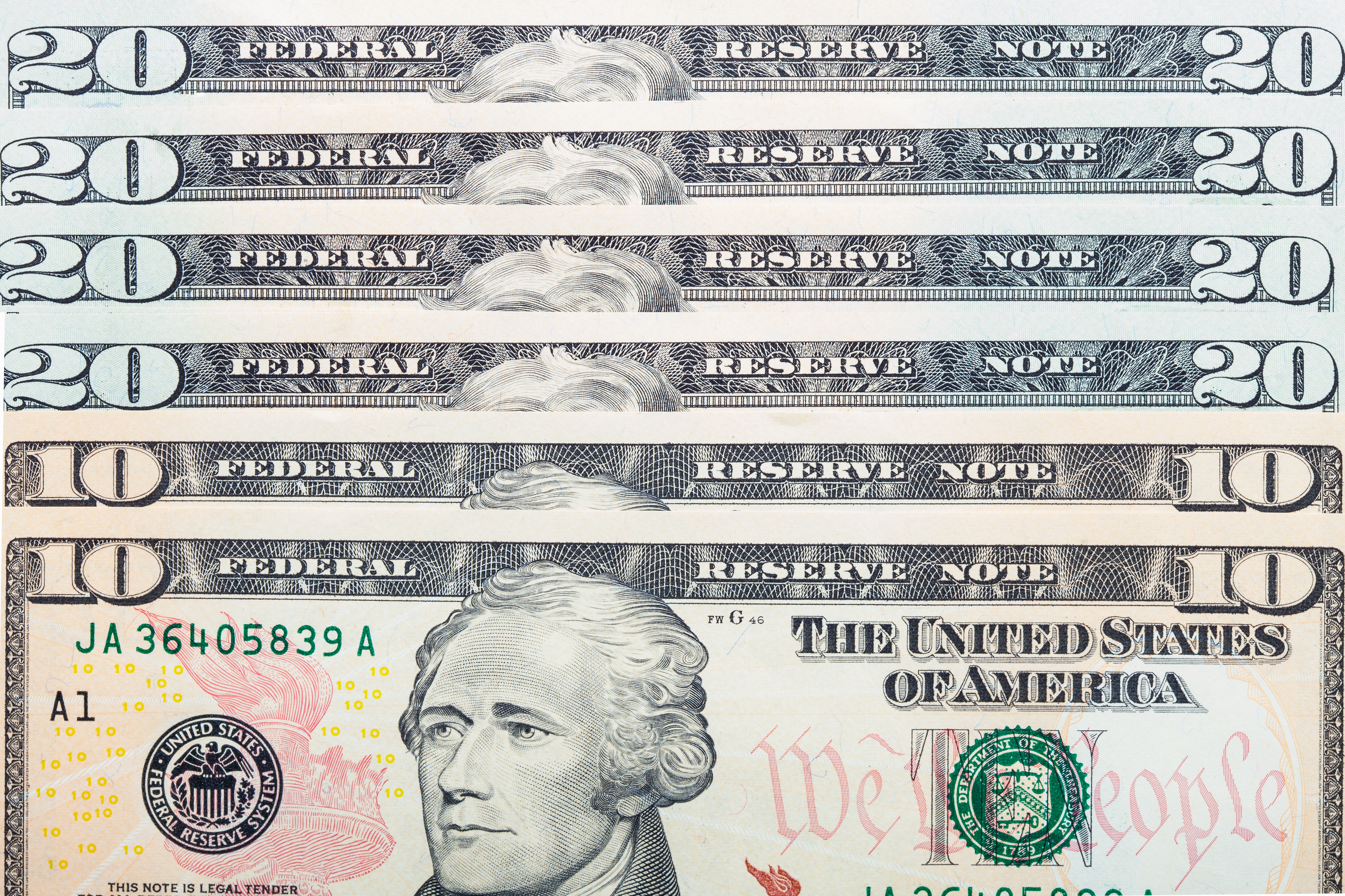 One hundred dollars in US currency