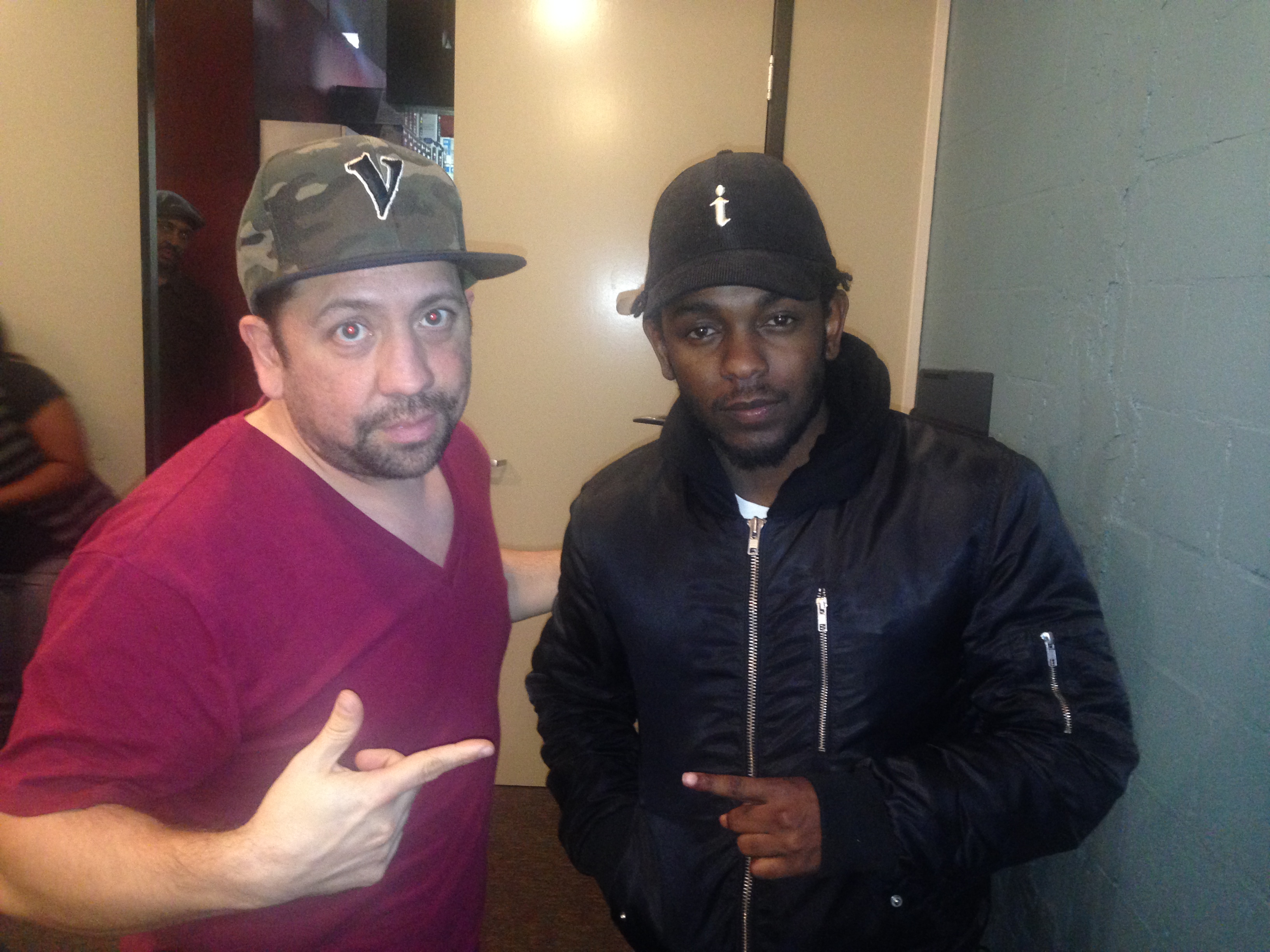 kendrick in the Beat studio