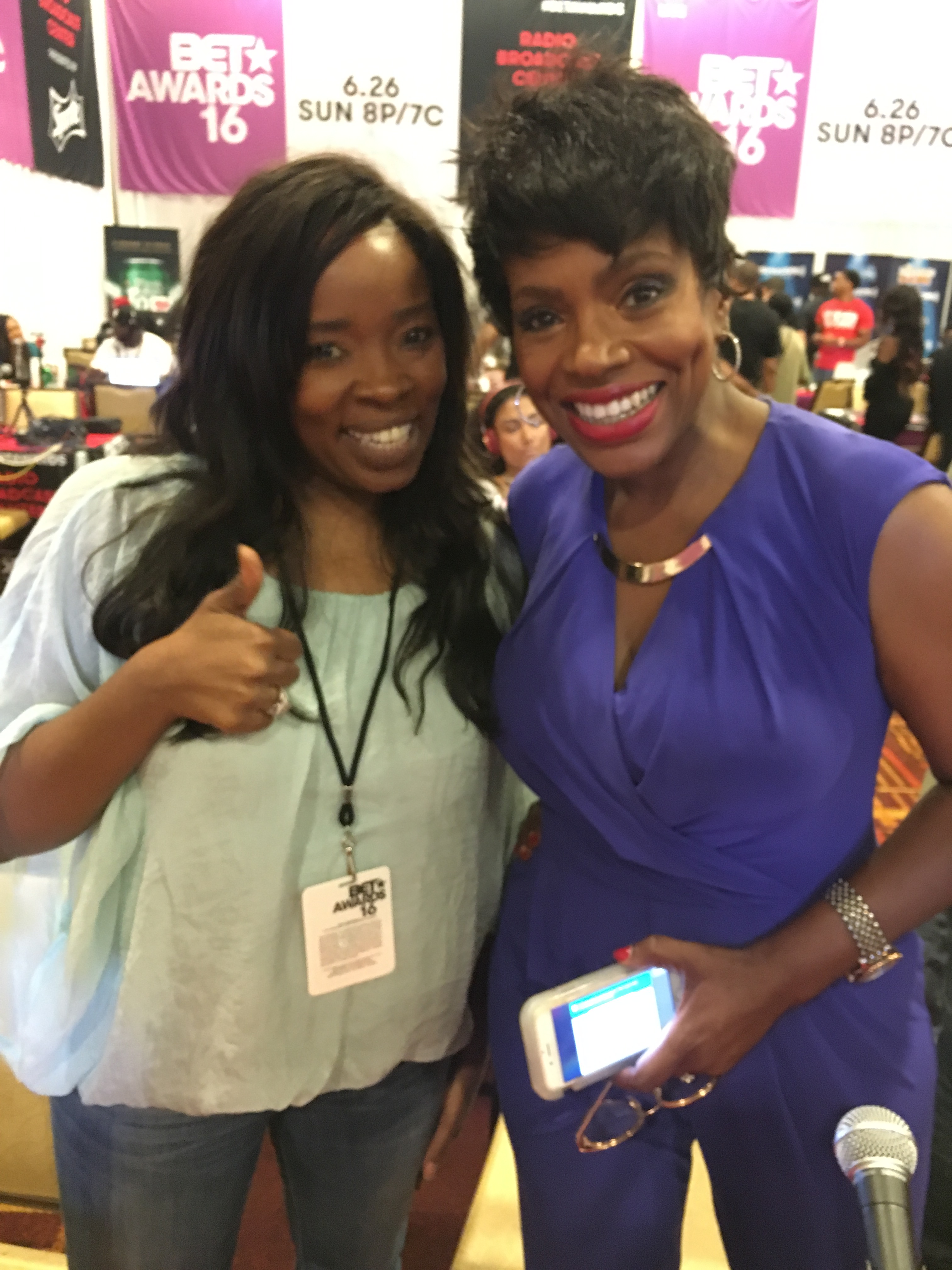 Veda Loca and Sheryl Lee Ralph BET Awards 16
