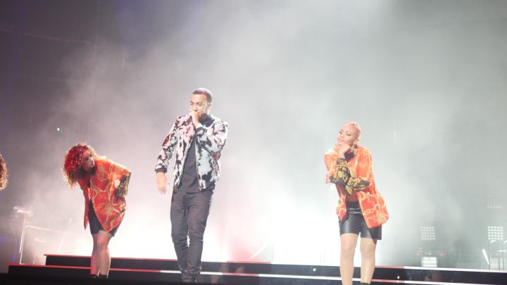 Diddy, 112, Mase, Lil’ Kim, Faith Evans, French Montana, Carl Thomas, Total, DMX and Erykah Badu perform at the Bad Boy Family Reunion Tour in Dallas