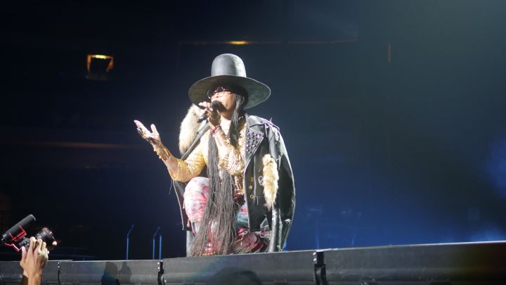 Diddy, 112, Mase, Lil’ Kim, Faith Evans, French Montana, Carl Thomas, Total, DMX and Erykah Badu perform at the Bad Boy Family Reunion Tour in Dallas