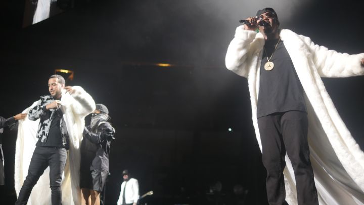 Diddy, 112, Mase, Lil’ Kim, Faith Evans, French Montana, Carl Thomas, Total, DMX and Erykah Badu perform at the Bad Boy Family Reunion Tour in Dallas