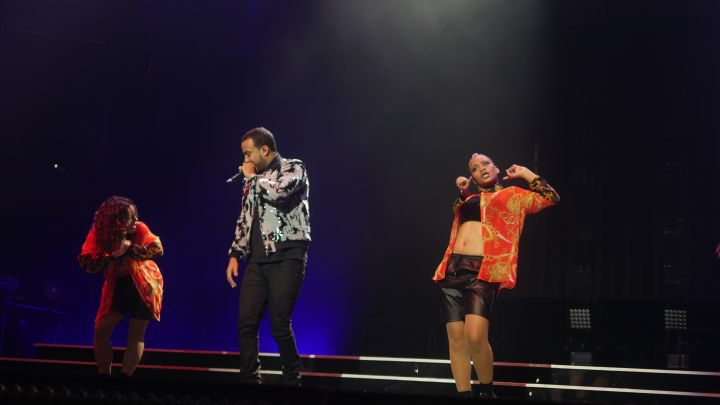 Diddy, 112, Mase, Lil’ Kim, Faith Evans, French Montana, Carl Thomas, Total, DMX and Erykah Badu perform at the Bad Boy Family Reunion Tour in Dallas
