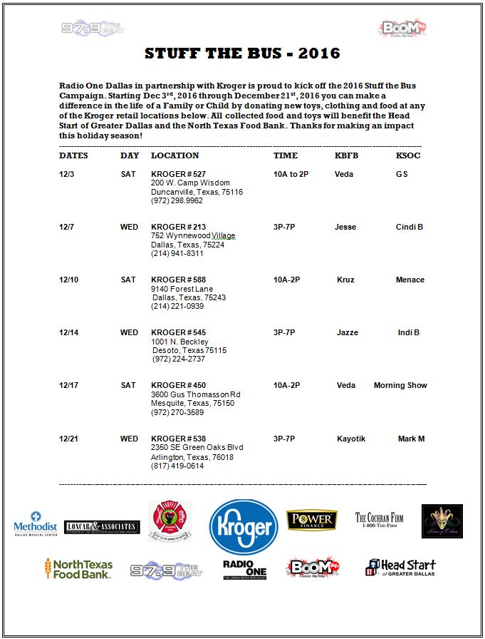 Stuff the Bus 2016