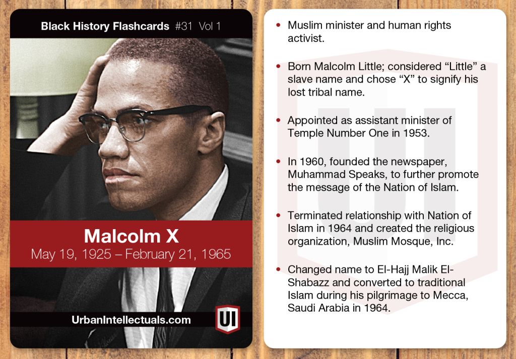 Urban Intellectuals Black History Month Cards