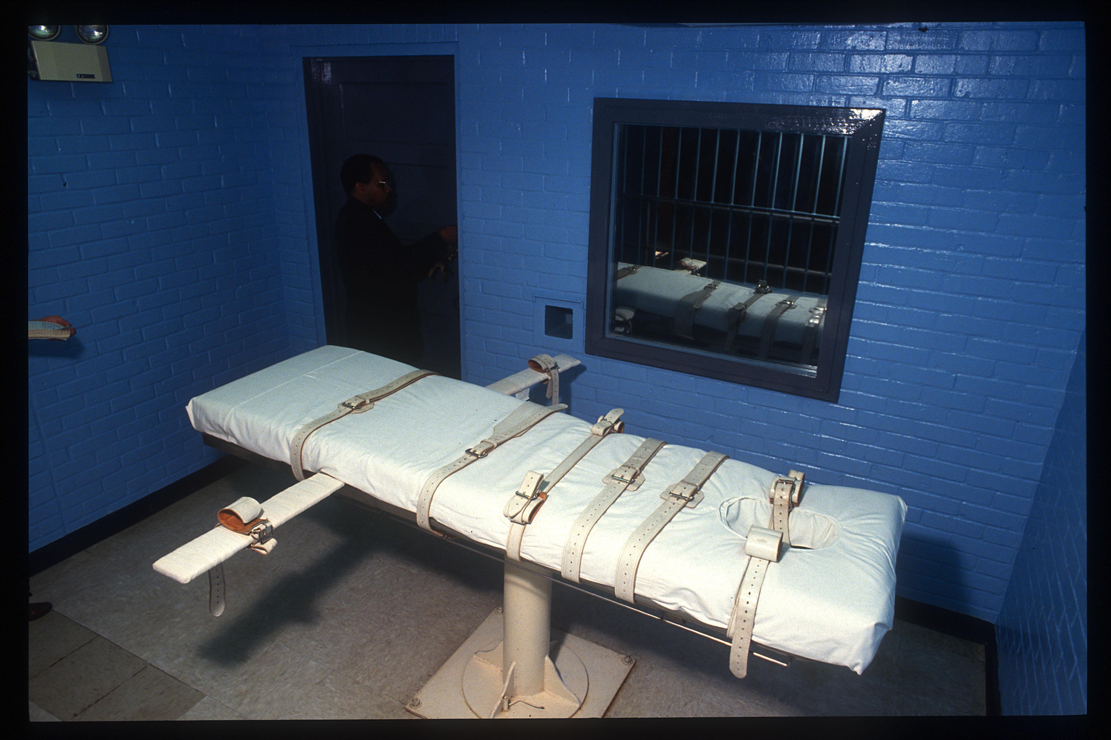 The Lethal Injection Death Chamber at Huntsville, Texas,
