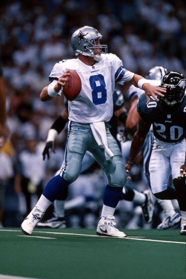Troy Aikman, Dallas Cowboys / Philadelphia Eagles Gameplay On Monday Night Football