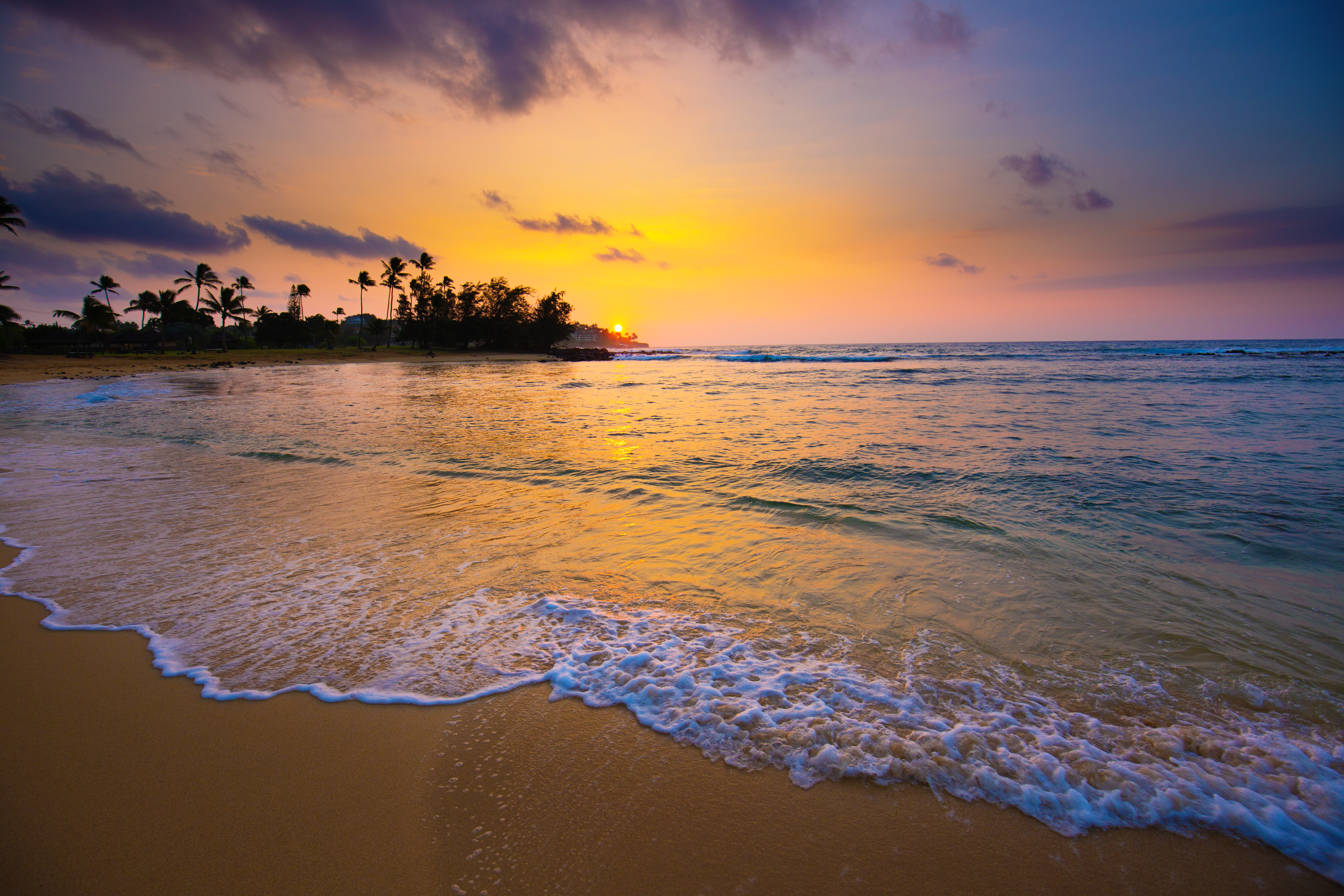 Hawaiian Sunrise at Poipu Beach Kauai