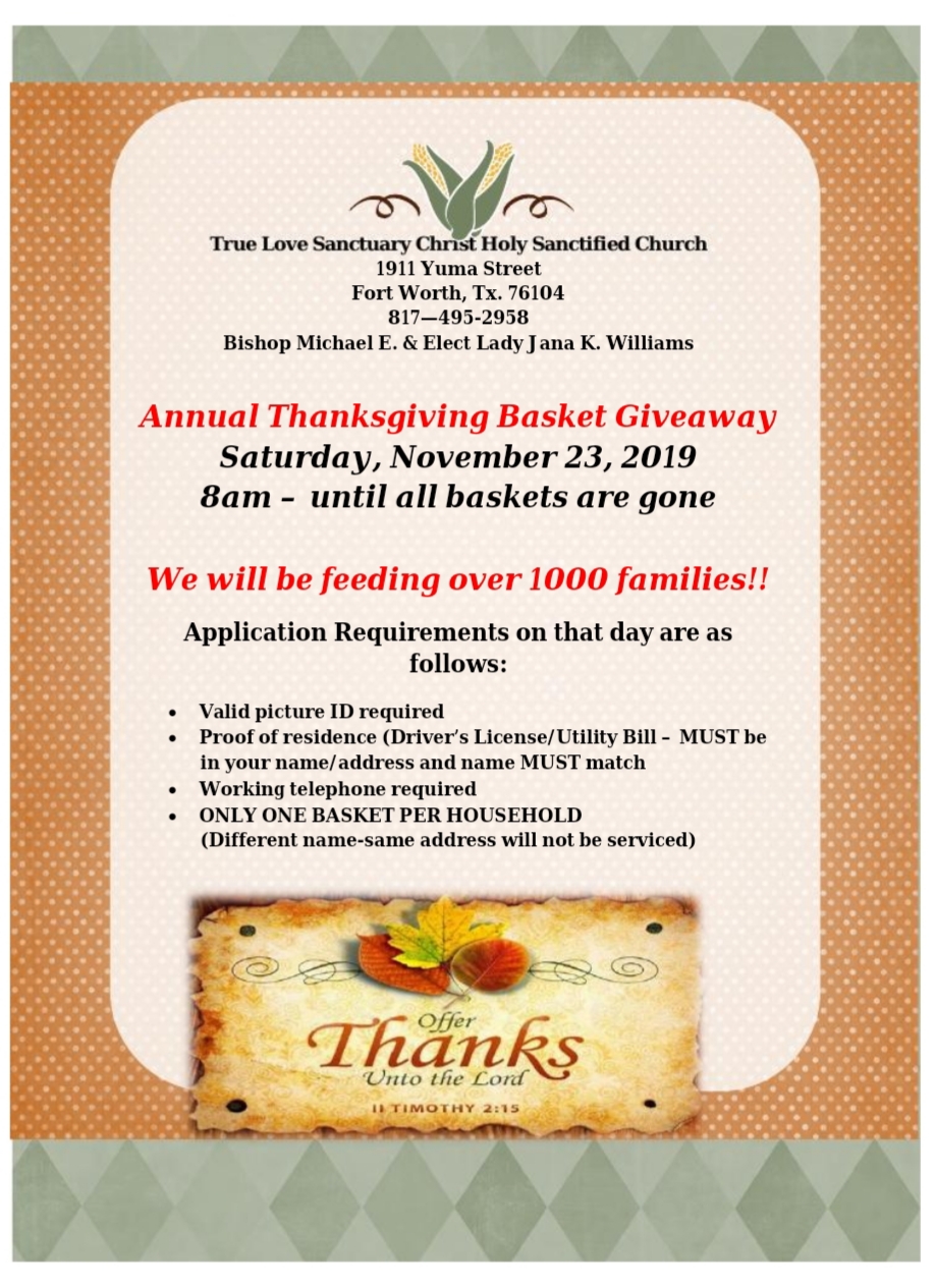 Fort Worth Thanksgiving Giveaway With Councilwoman Kelly Allen Gray