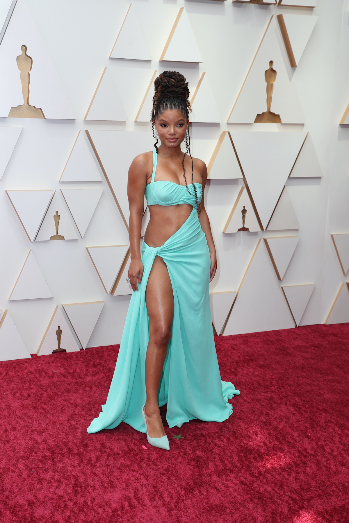 Halle Bailey The OSCARS red carpet arrivals