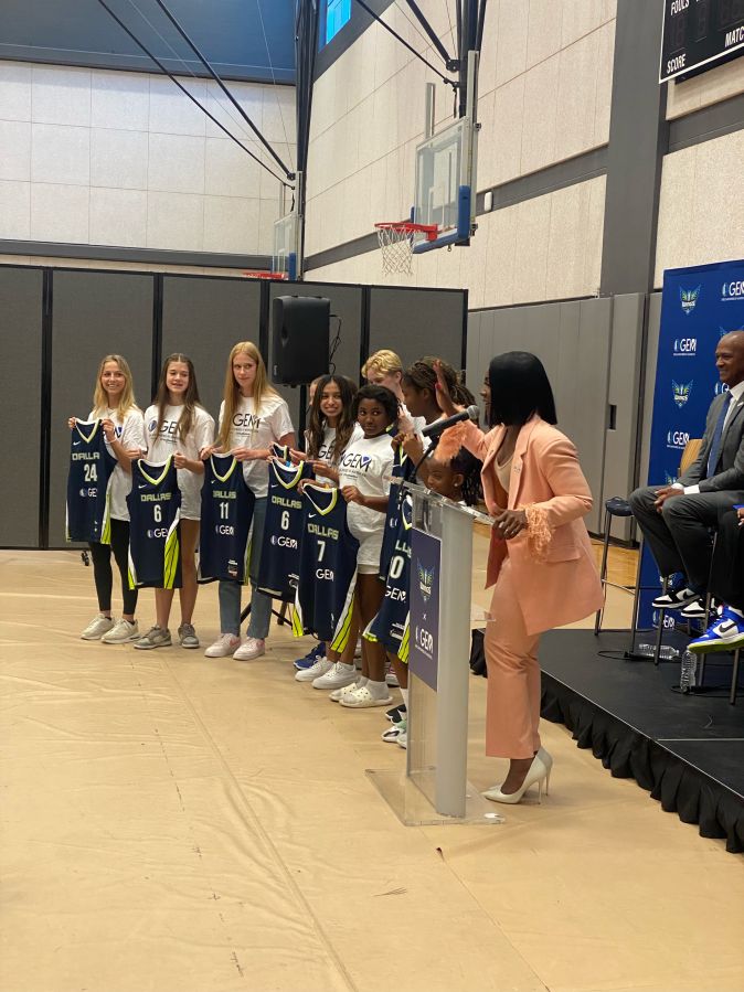 Dallas Wings and Dallas Mavericks G.E.M Jersey