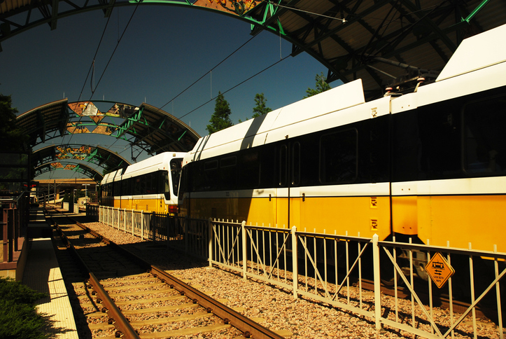 Dallas DART train